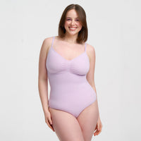 Naadloze shapewear bodysuit met string