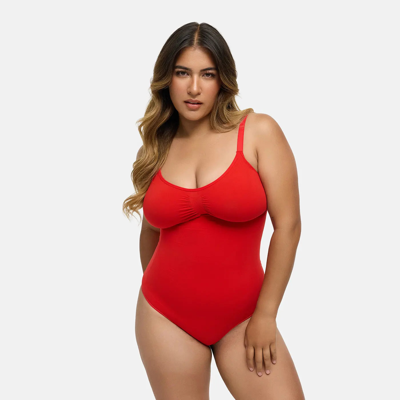 Naadloze shapewear bodysuit met string