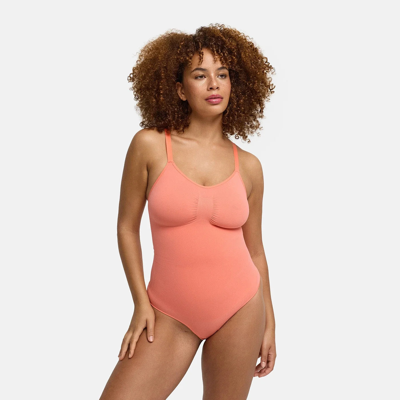 Naadloze shapewear bodysuit met string