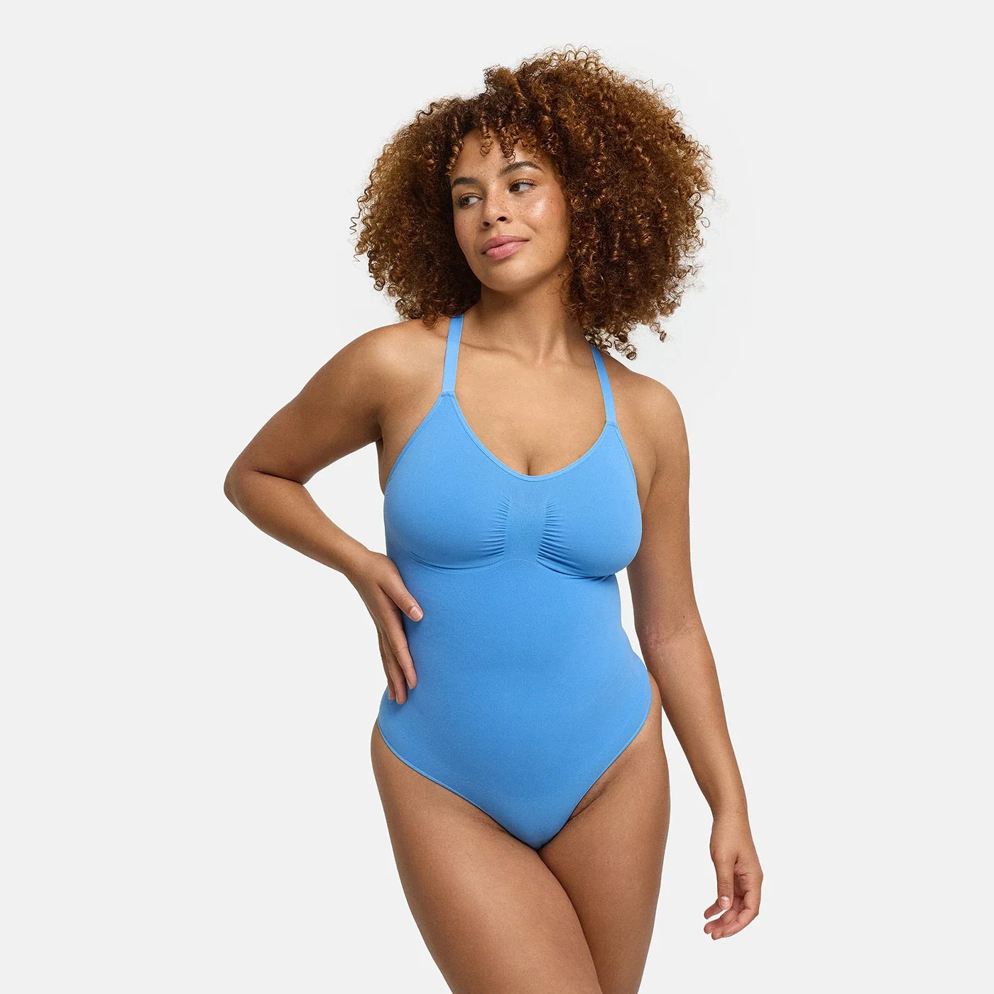 Naadloze shapewear bodysuit met string