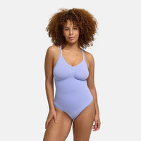Naadloze shapewear bodysuit met string