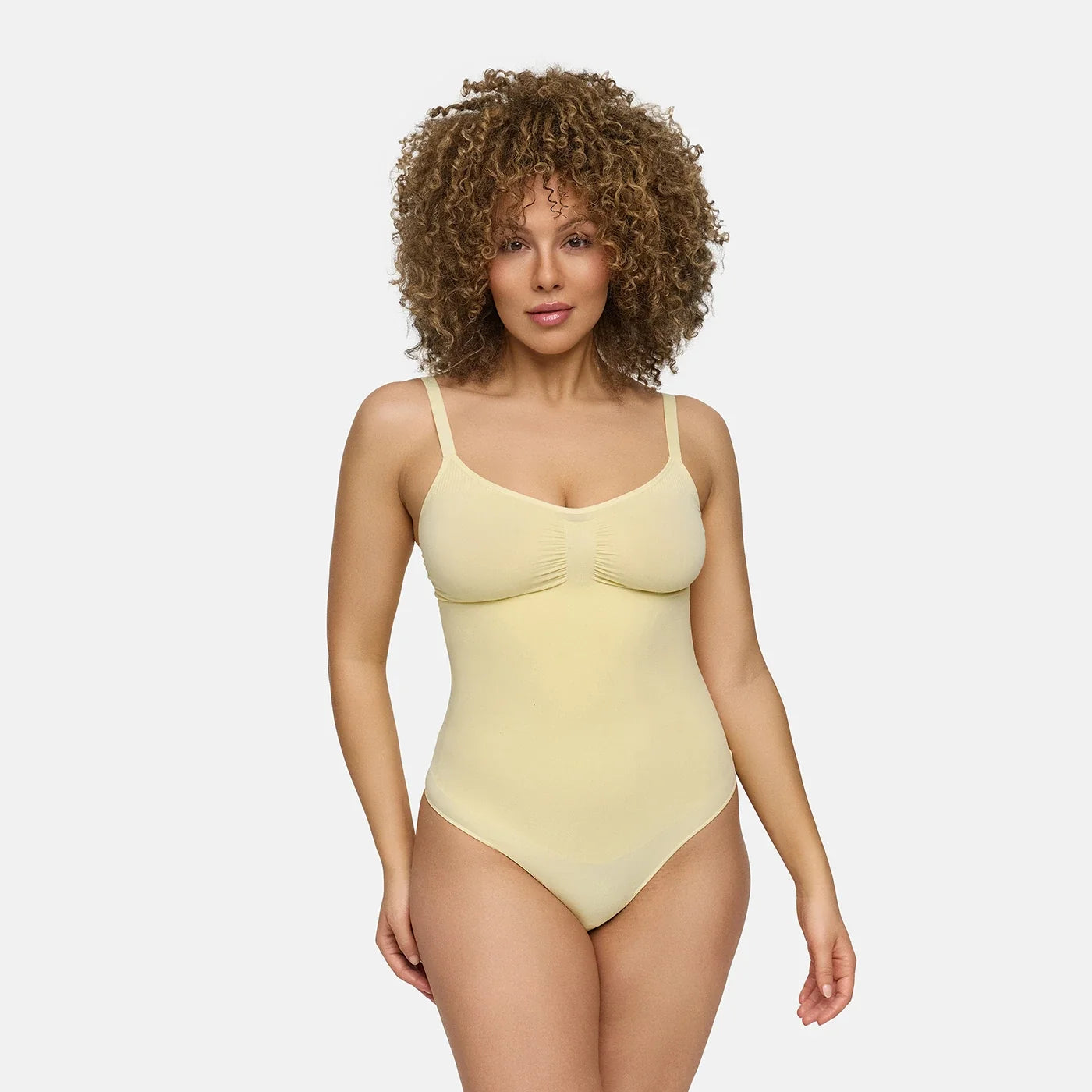 Naadloze shapewear bodysuit met string