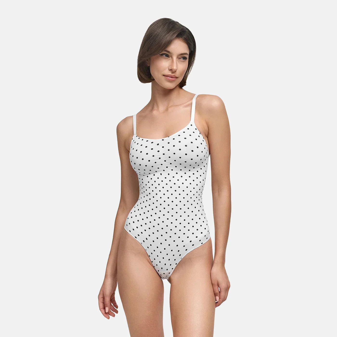 Naadloze shapewear bodysuit met string