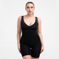 Shapewear bodysuit met open buste