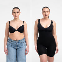Shapewear bodysuit met open buste