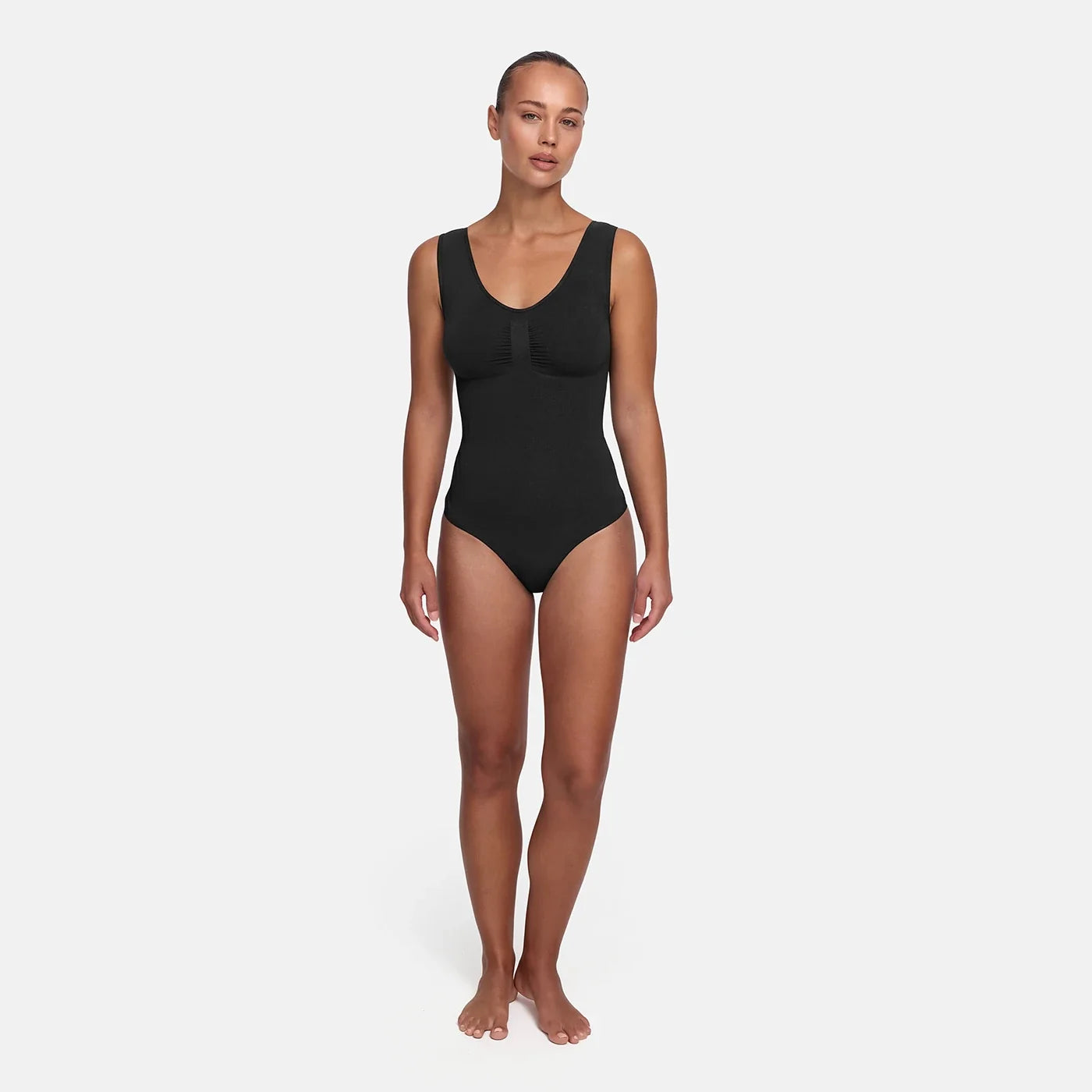 Tanktop shapewear bodysuit met slip