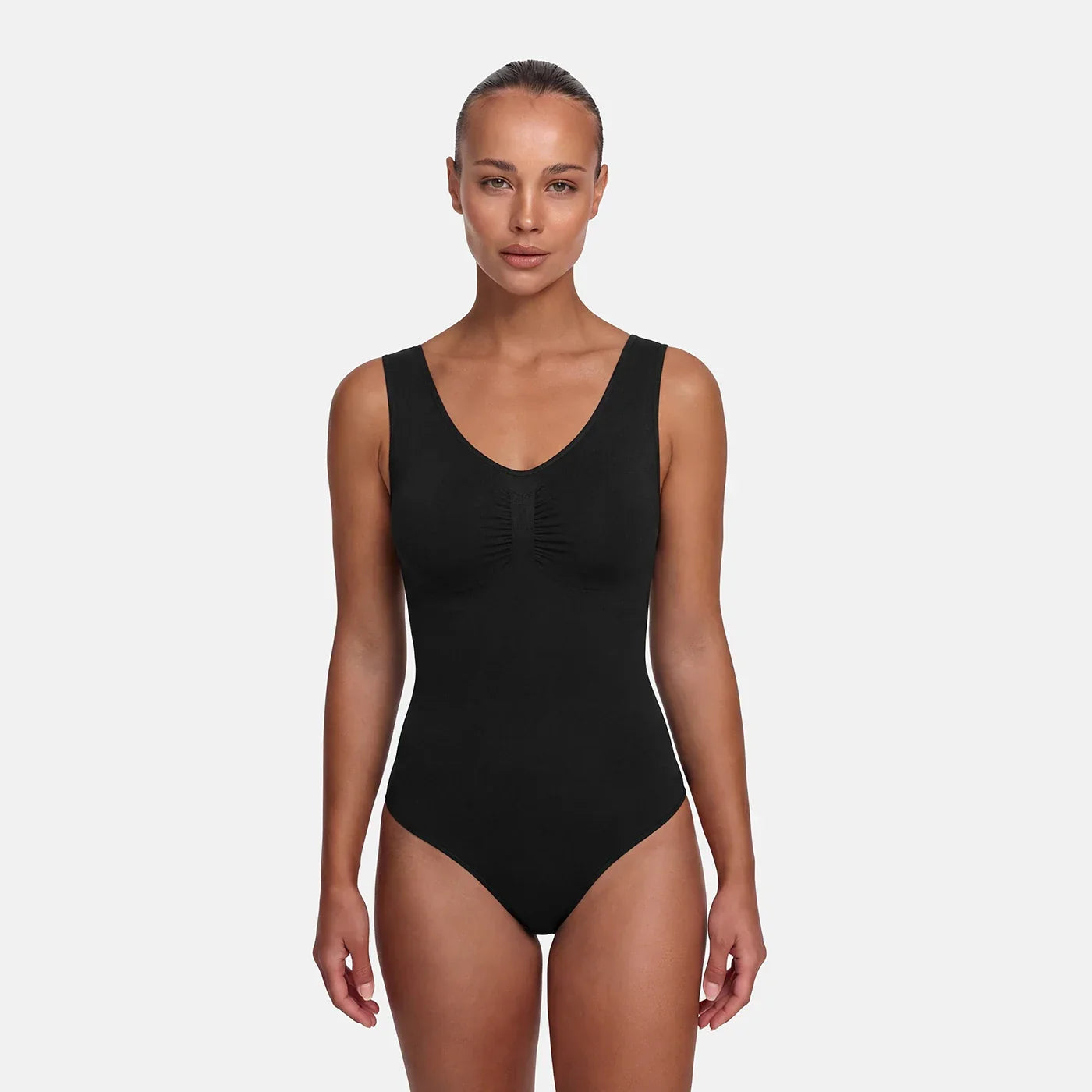 Tanktop shapewear bodysuit met slip