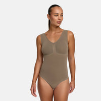 Tanktop shapewear bodysuit met slip
