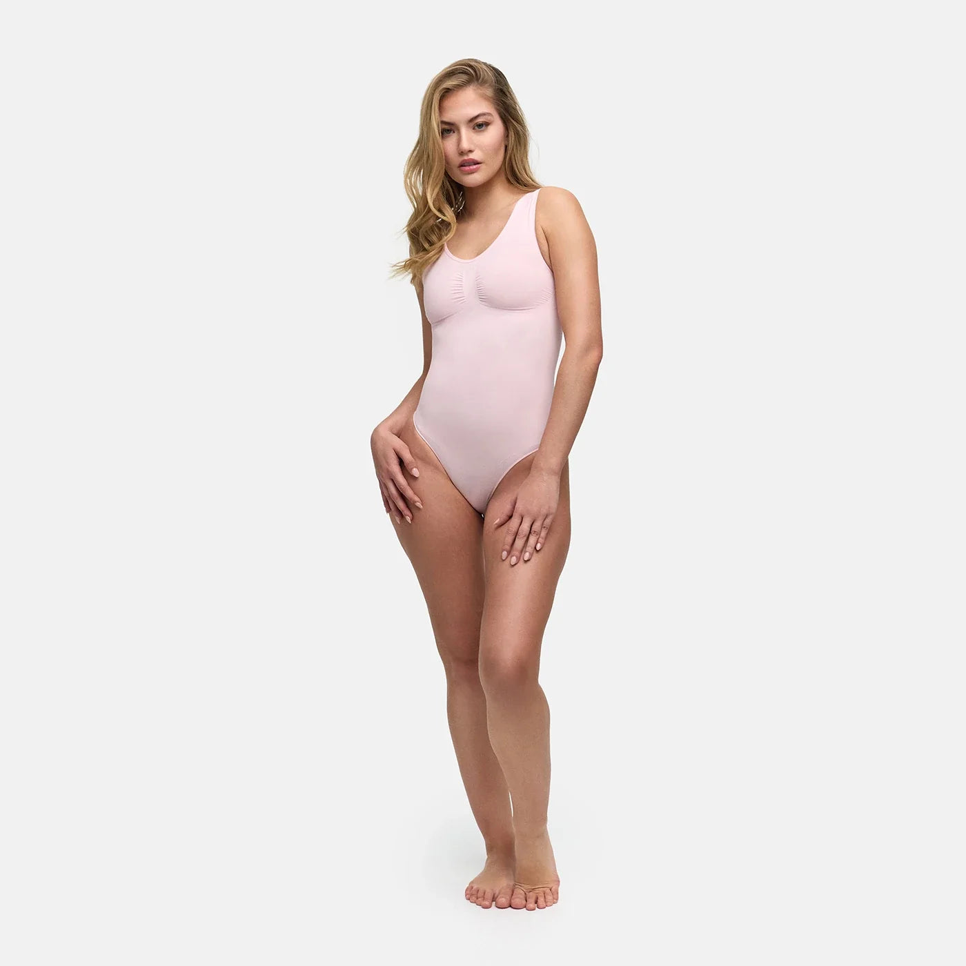 Tanktop shapewear bodysuit met slip