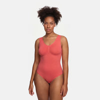 Tanktop shapewear bodysuit met string