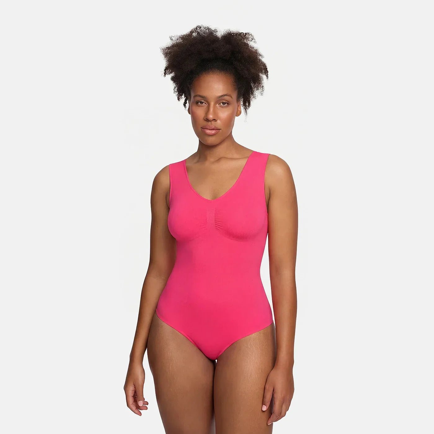 Tanktop shapewear bodysuit met string