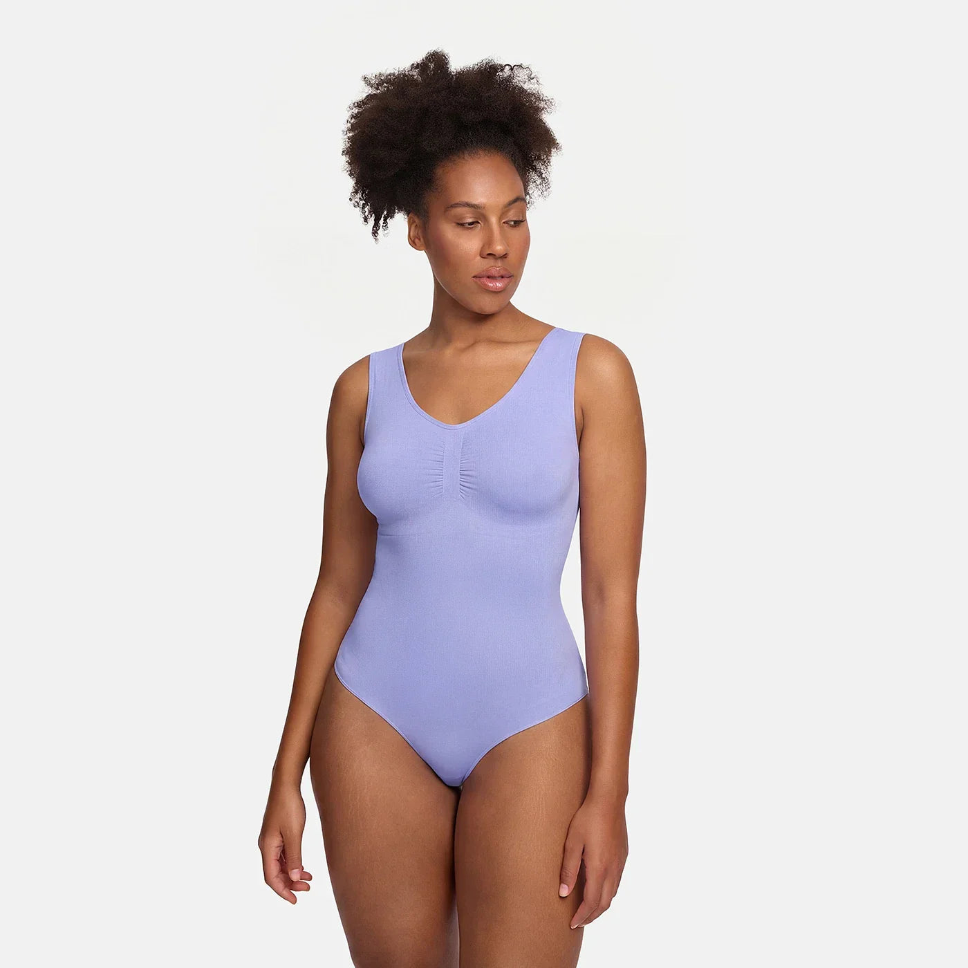 Tanktop shapewear bodysuit met string