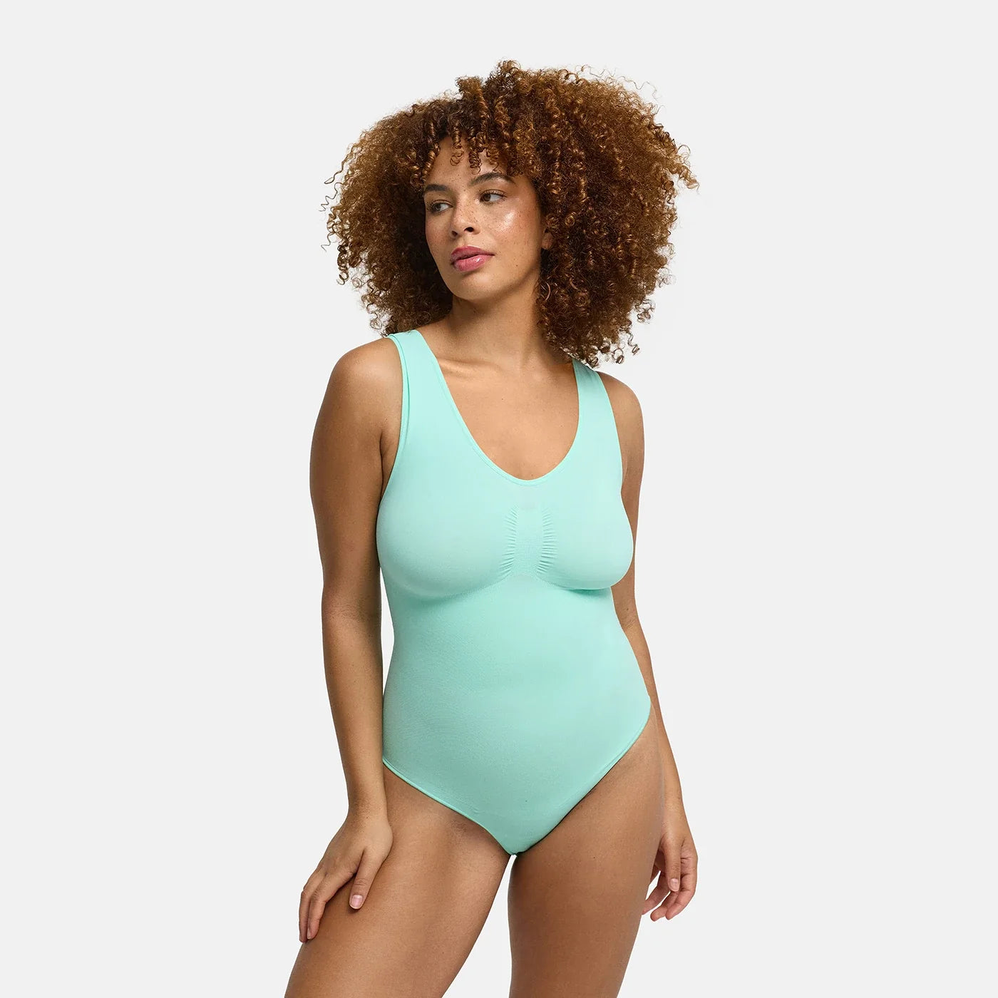 Tanktop shapewear bodysuit met slip