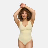 Tanktop shapewear bodysuit met slip