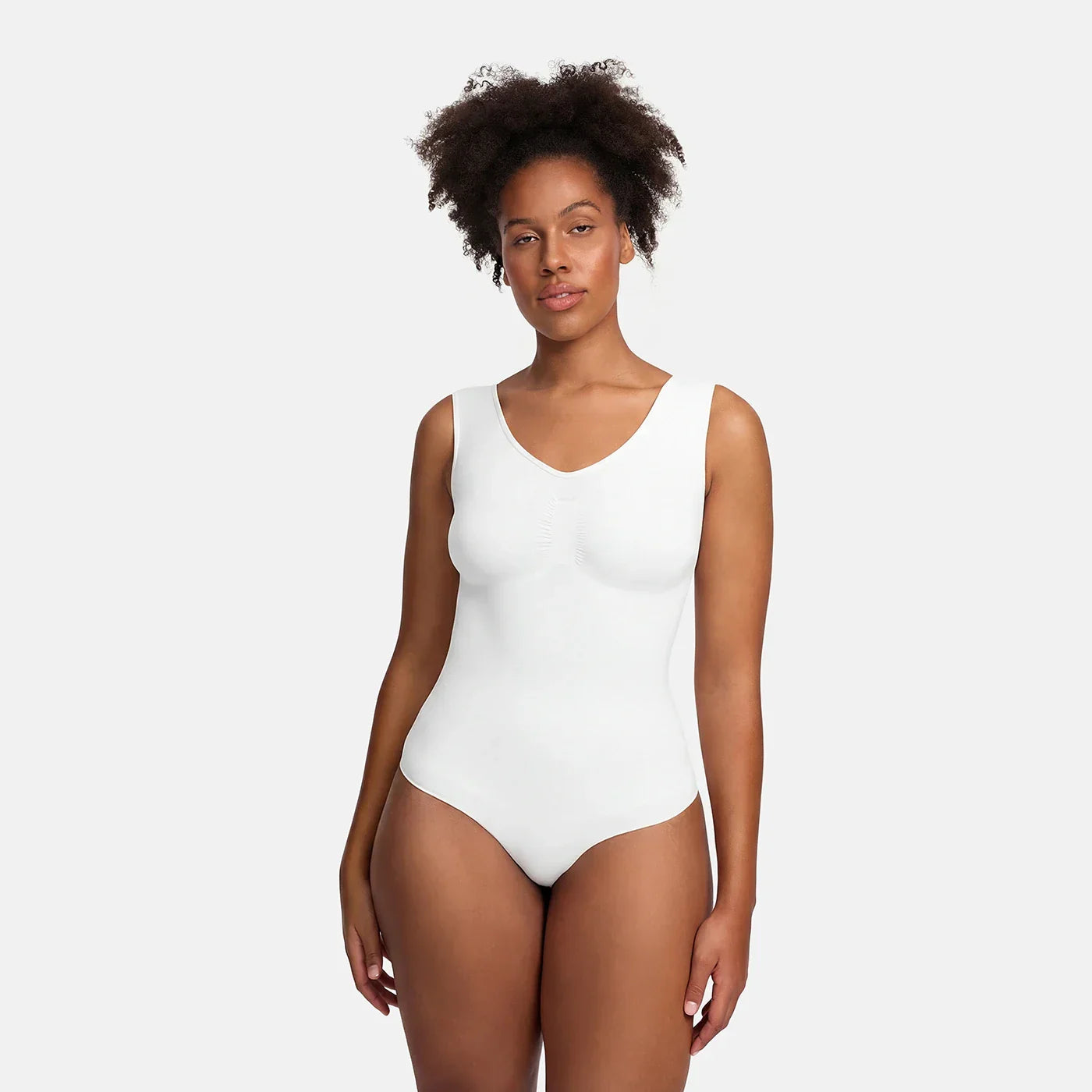 Tanktop shapewear bodysuit met string
