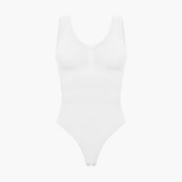 Tanktop shapewear bodysuit met string