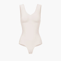 Tanktop shapewear bodysuit met string