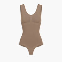 Tanktop shapewear bodysuit met string