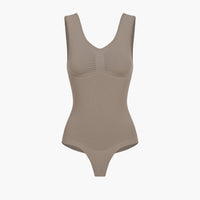 Tanktop shapewear bodysuit met string
