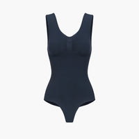 Tanktop shapewear bodysuit met string