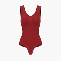 Tanktop shapewear bodysuit met string