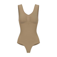 Tanktop shapewear bodysuit met string