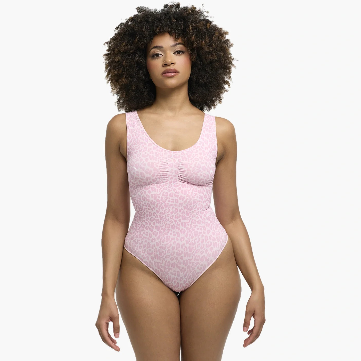 Tanktop shapewear bodysuit met string