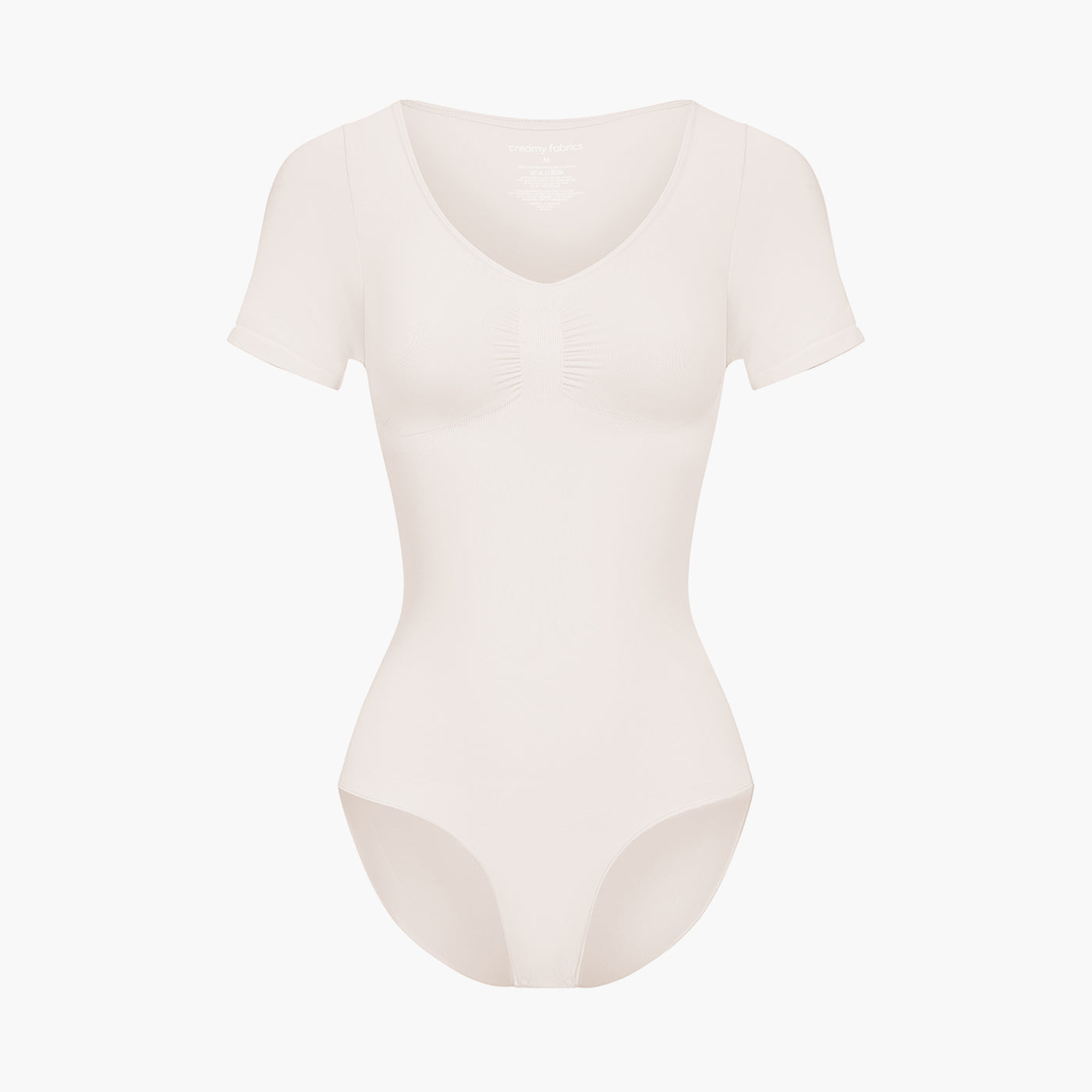 Shapewear bodysuit met korte mouw en slip