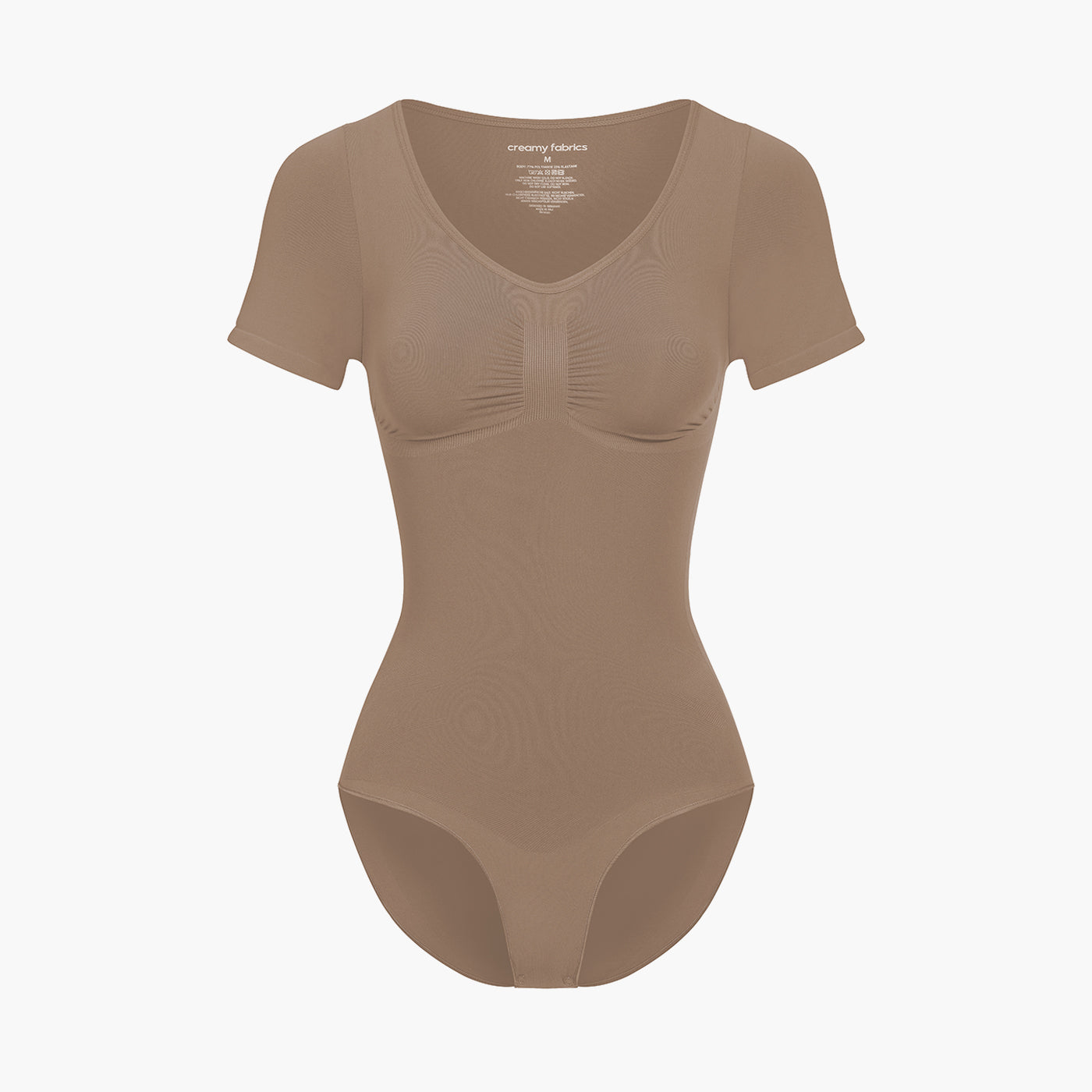Shapewear bodysuit met korte mouw en slip