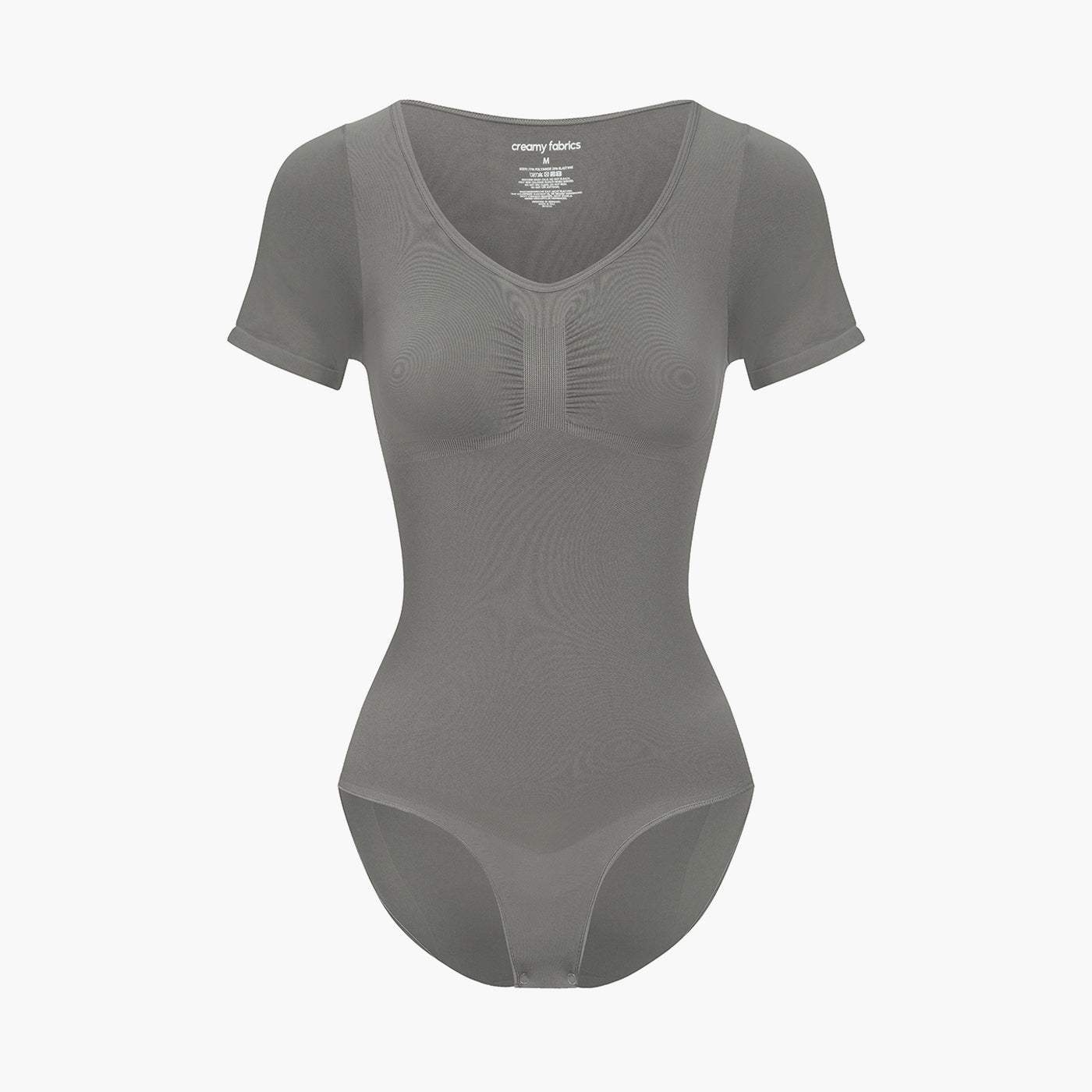 Shapewear bodysuit met korte mouw en slip