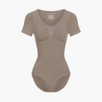 Shapewear bodysuit met korte mouw en slip