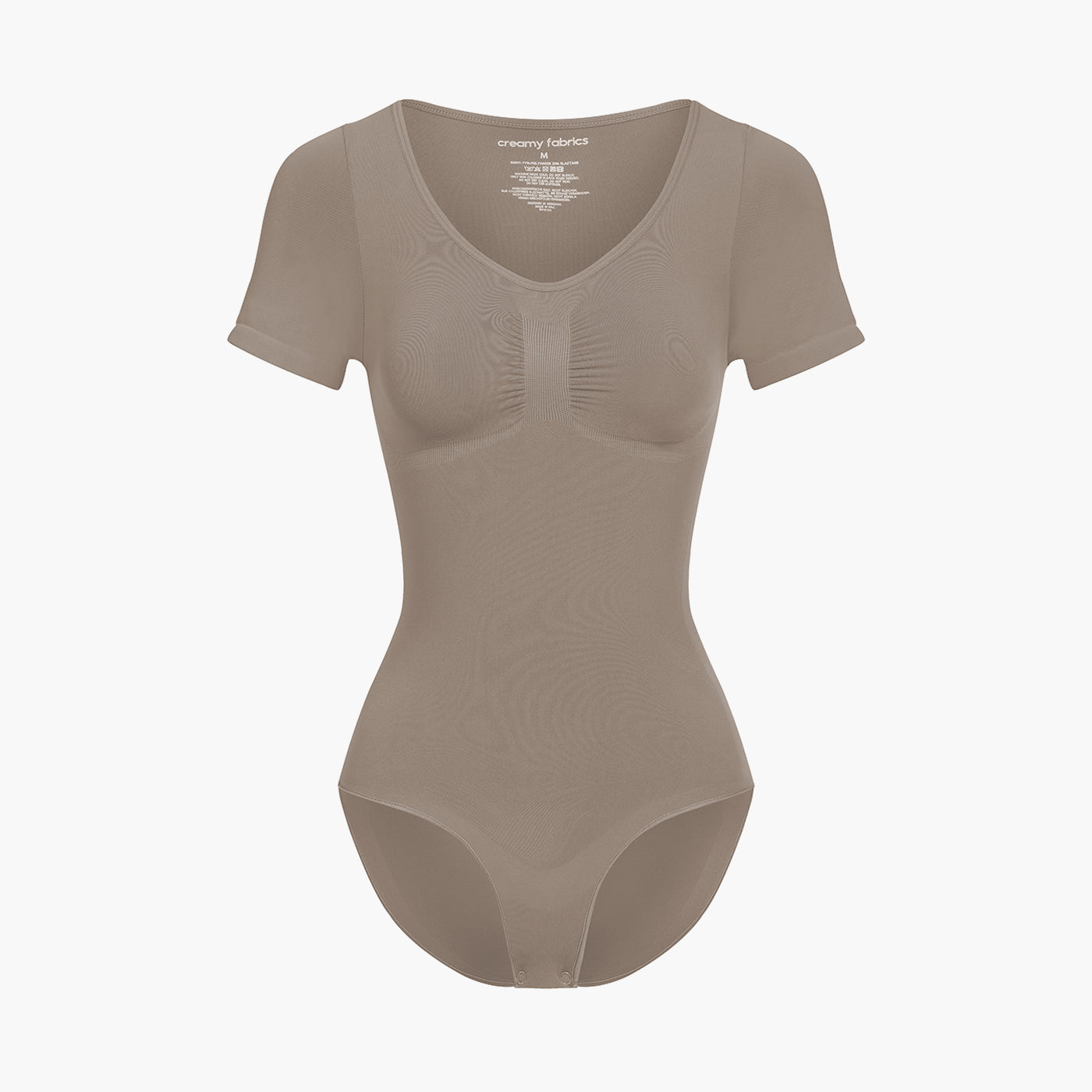 Shapewear bodysuit met korte mouw en slip