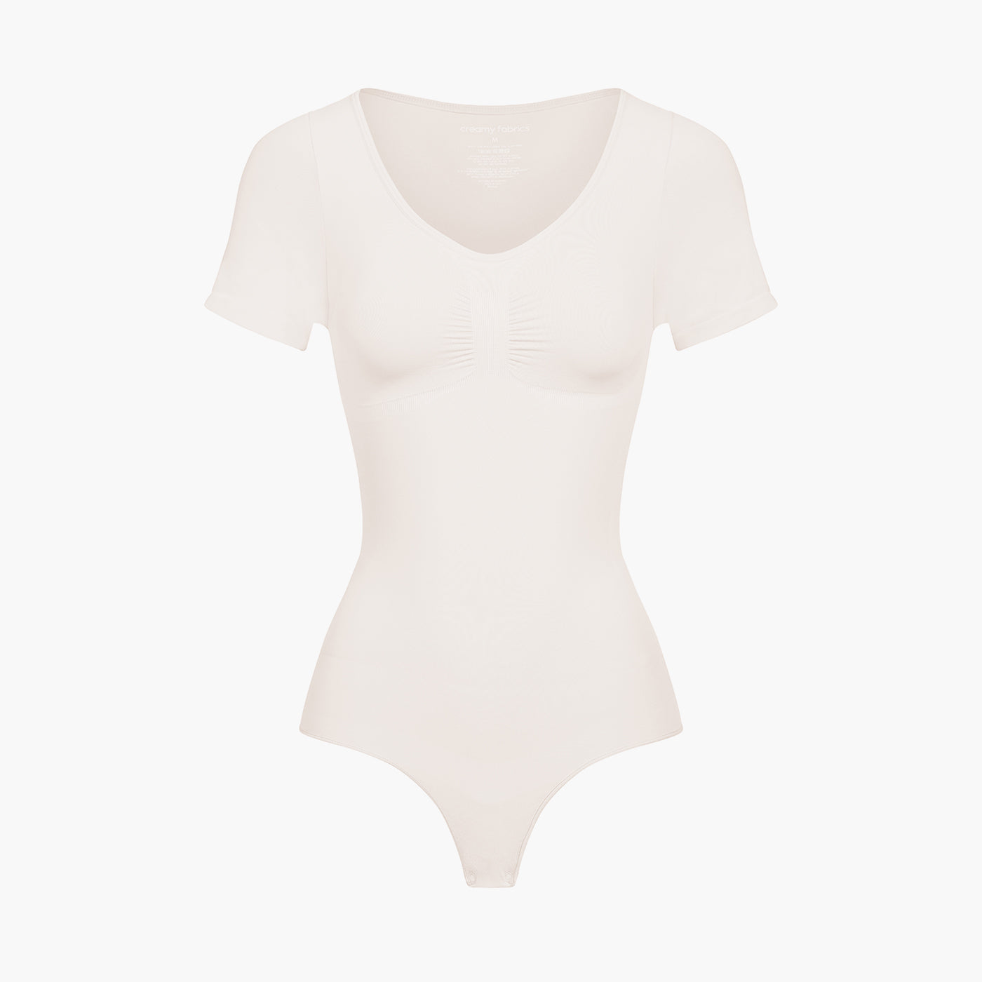 Shapewear bodysuit met korte mouw en string