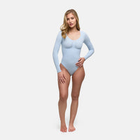 Shapewear bodysuit met lange mouw en slip