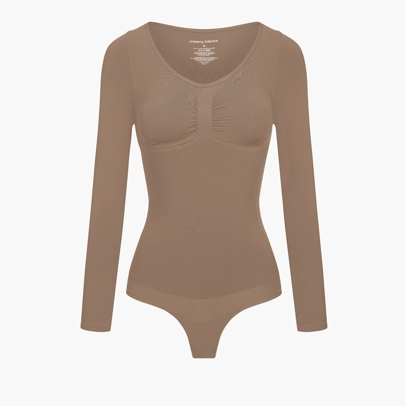 Shapewear bodysuit met lange mouw en string