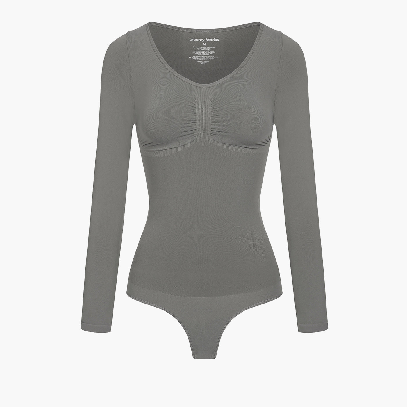 Shapewear bodysuit met lange mouw en string