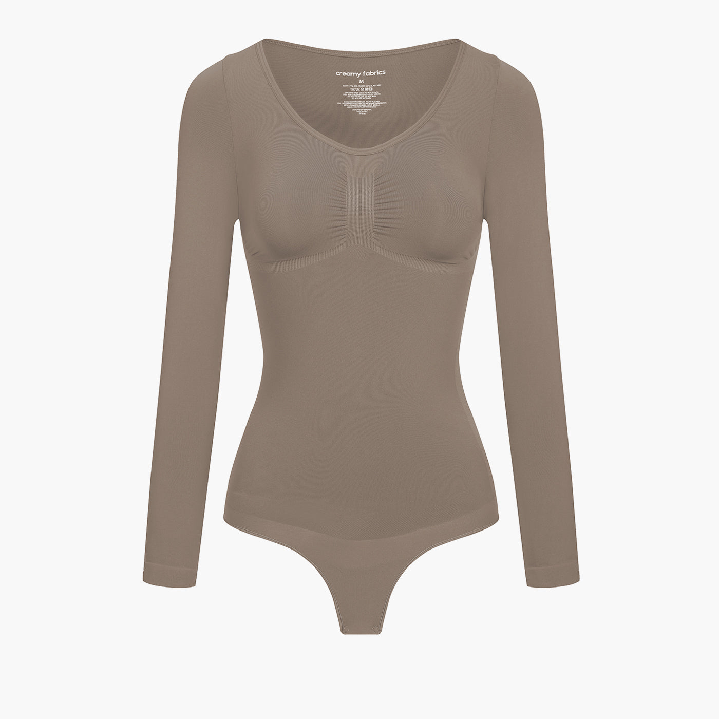 Shapewear bodysuit met lange mouw en string