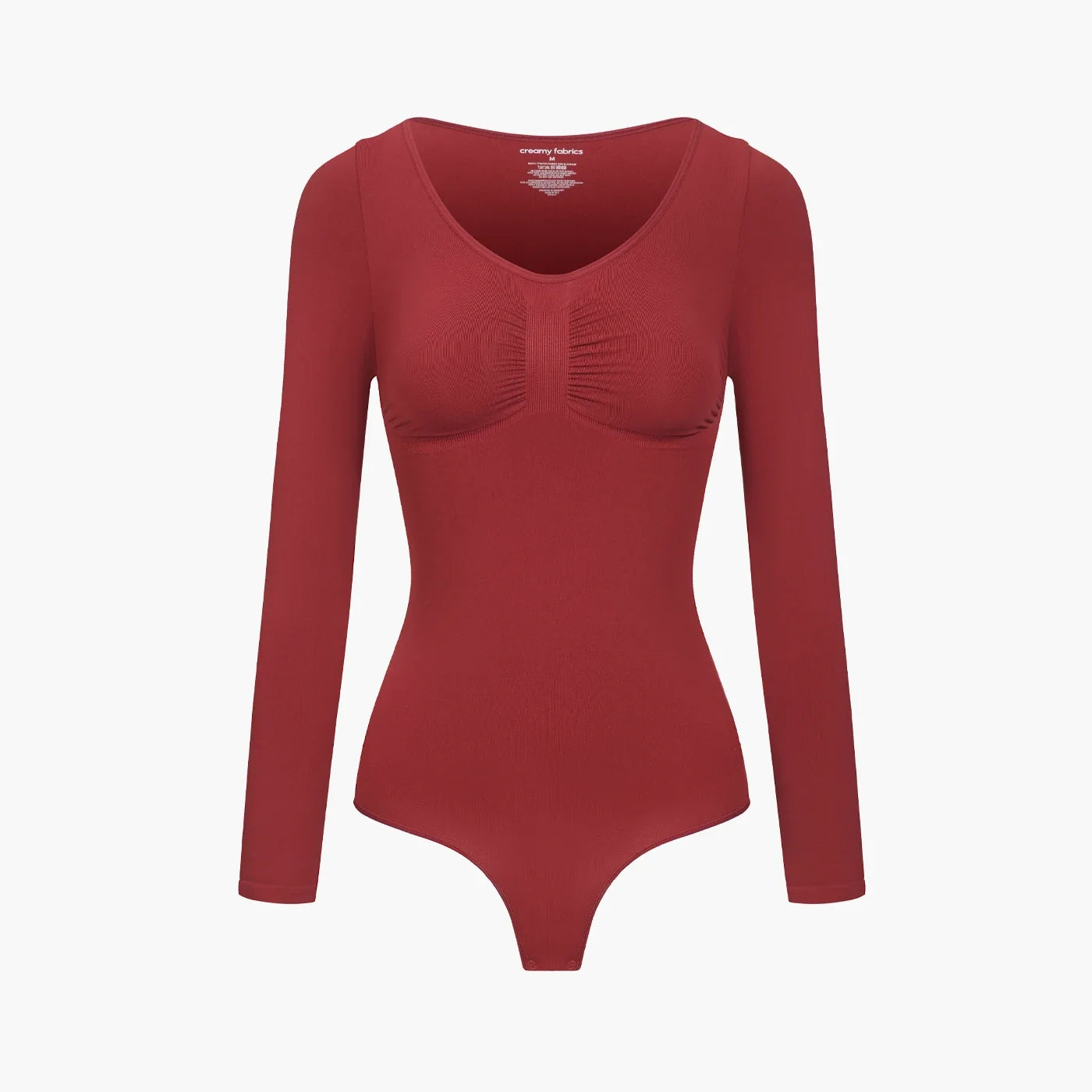 Shapewear bodysuit met lange mouw en string