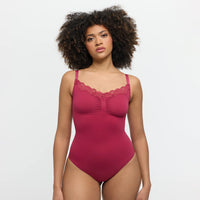 Kanten shapewear bodysuit met slip