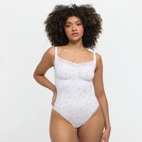 Kanten shapewear bodysuit met slip