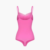 Kanten shapewear bodysuit met string