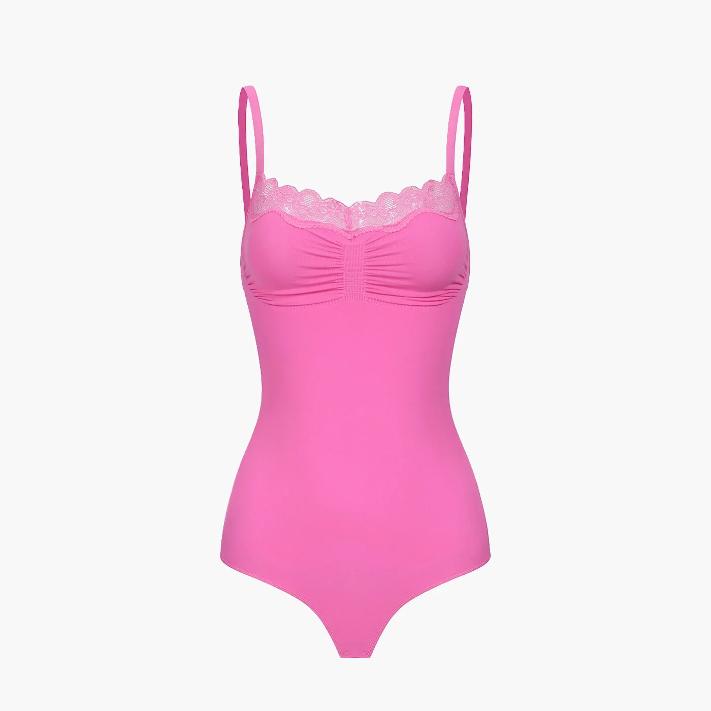 Kanten shapewear bodysuit met string