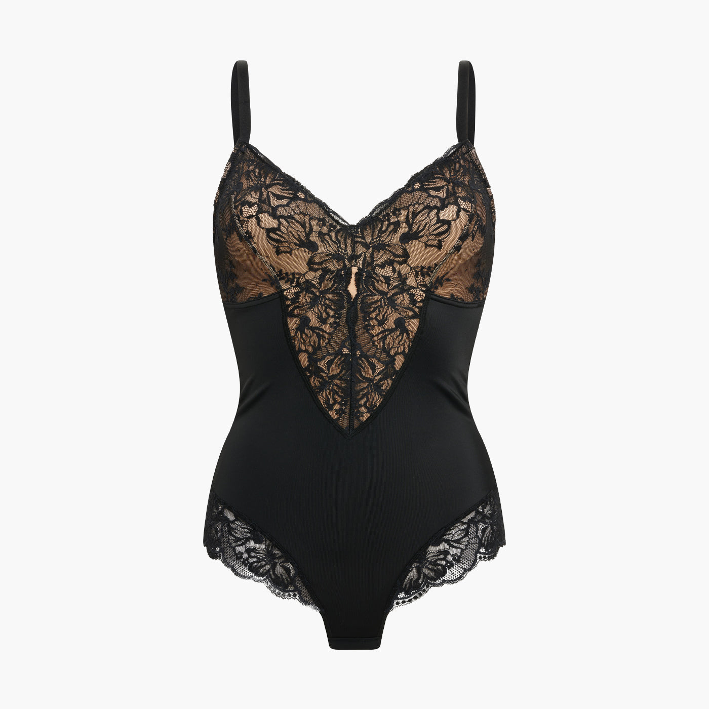Shapewear bodysuit met kant en slip