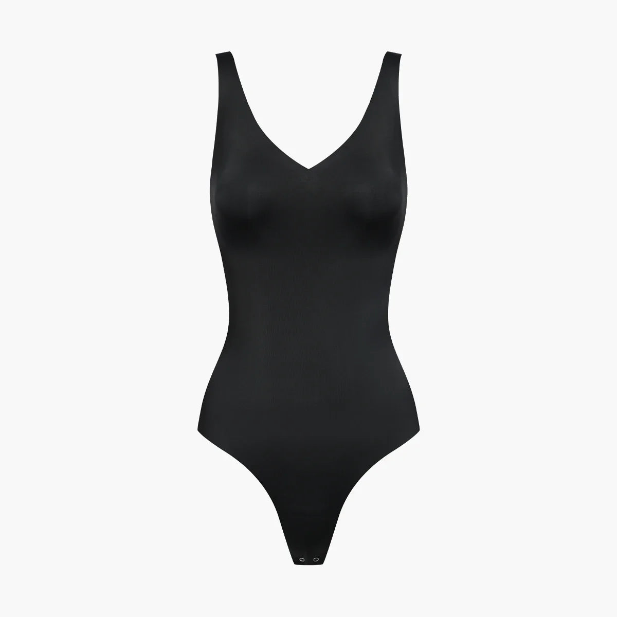Glanzende shaping bodysuit met string