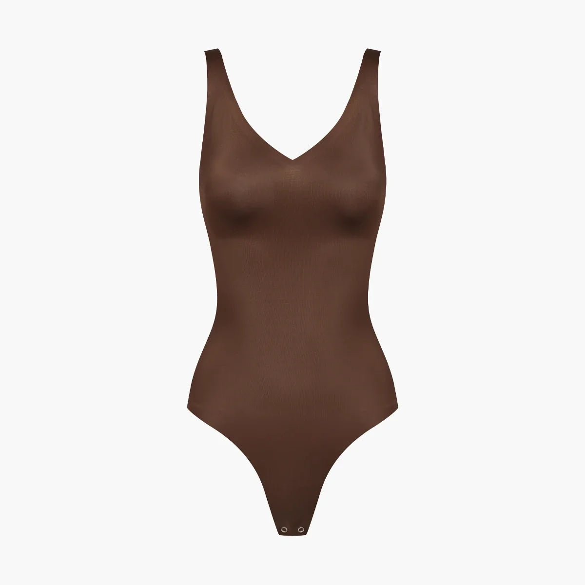 Glanzende shaping bodysuit met string