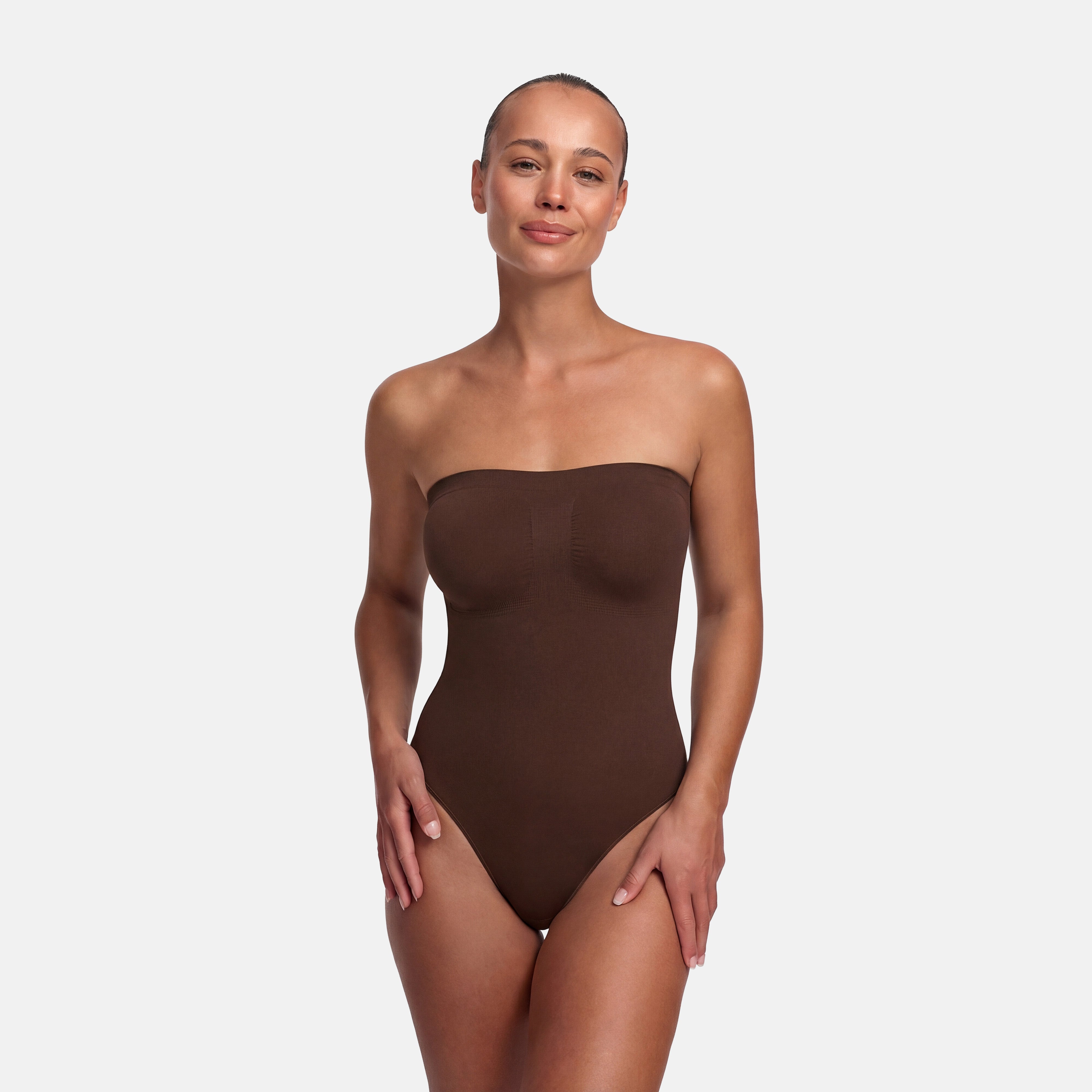 Shapewear bodysuit zonder bandjes met string