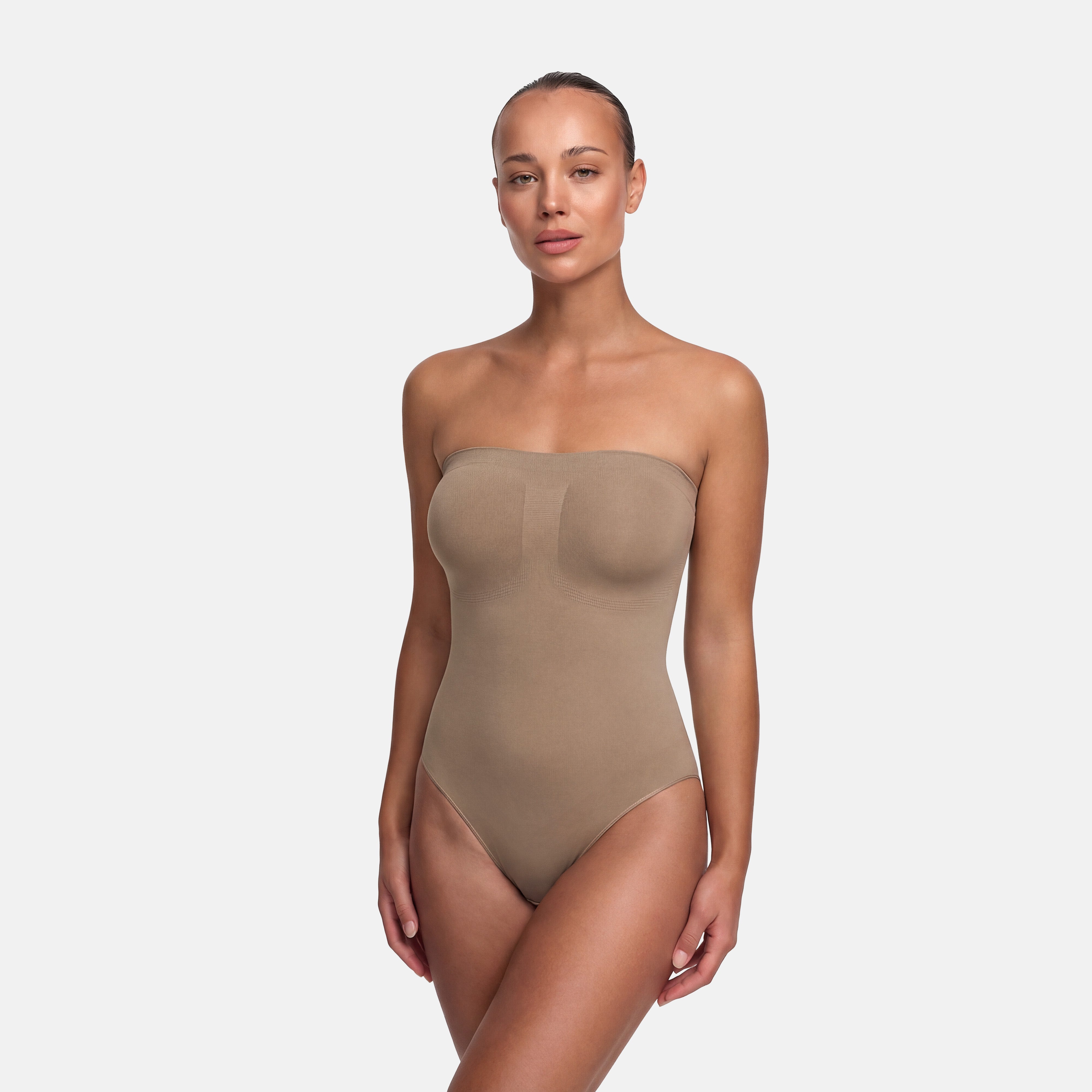 Shapewear bodysuit zonder bandjes met string