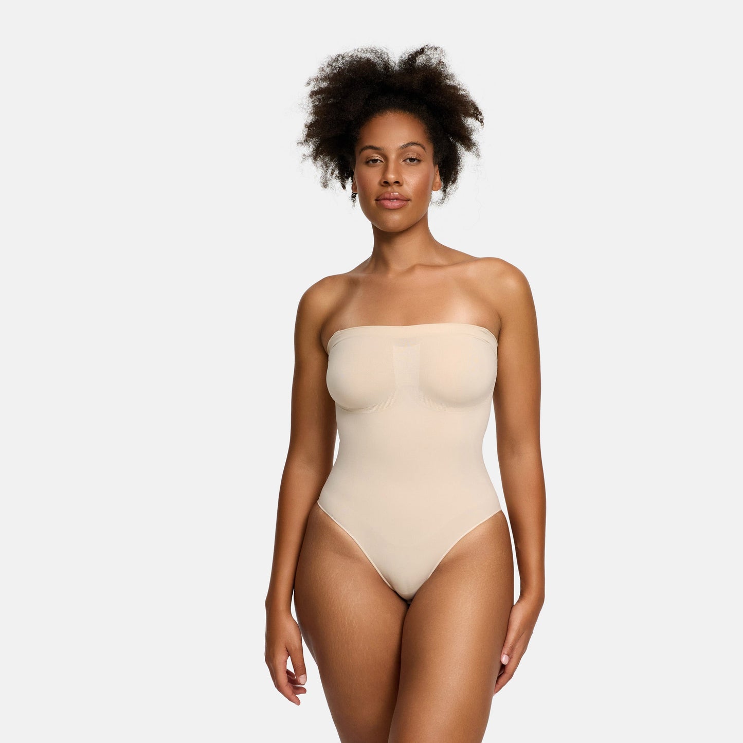 Shapewear bodysuit zonder bandjes met slip