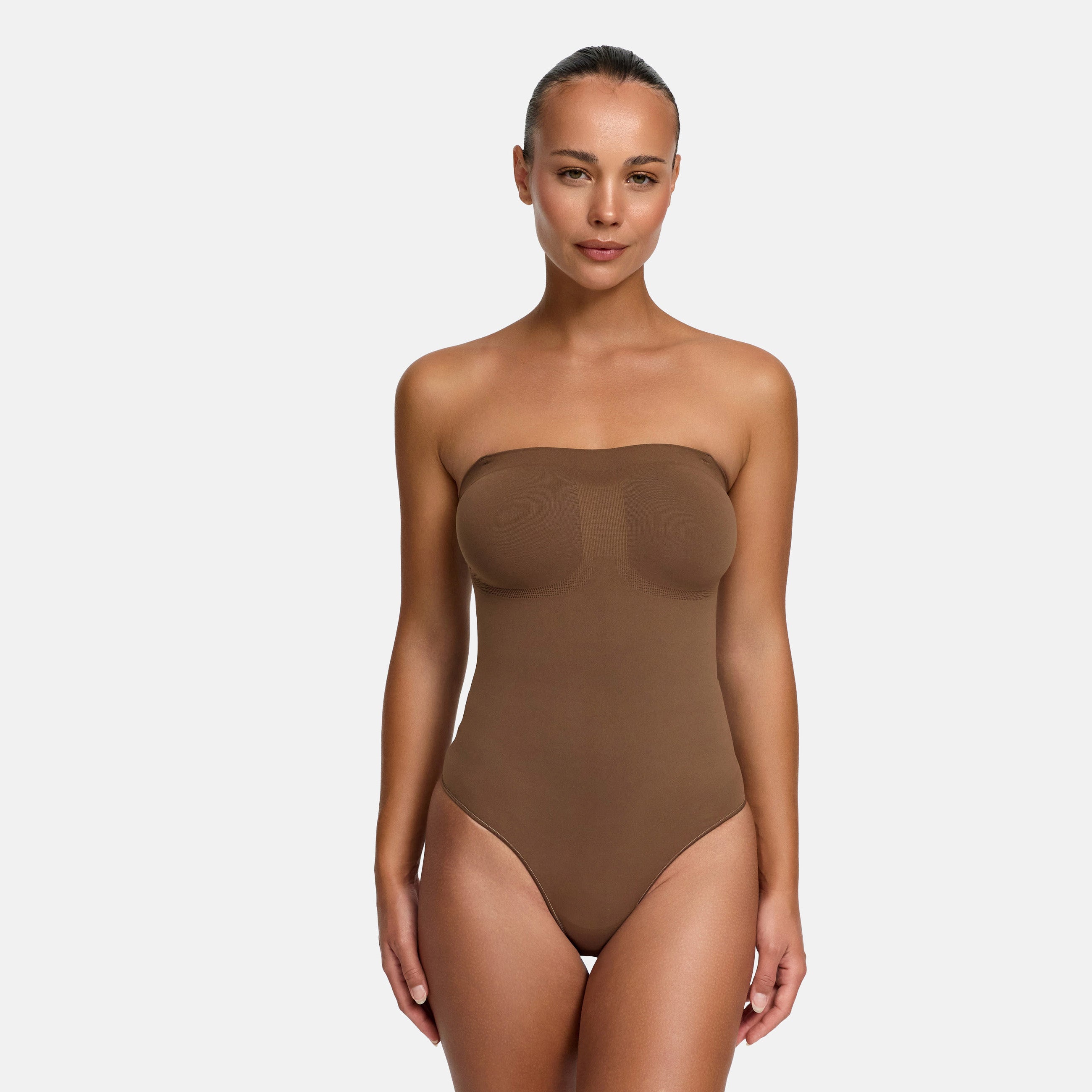 Shapewear bodysuit zonder bandjes met string