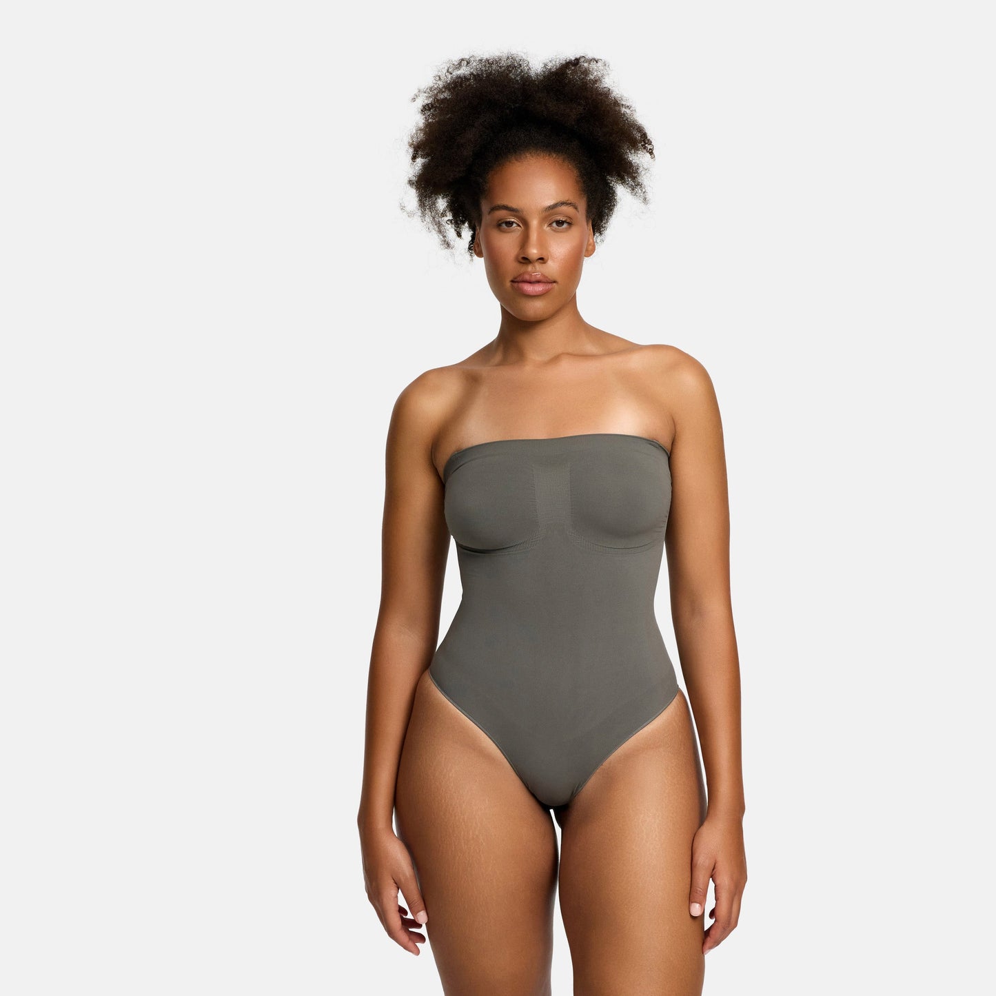 Shapewear bodysuit zonder bandjes met string